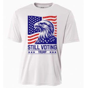 Still Voting Trump 2024 Patriotic Cooling Performance Crew T-Shirt