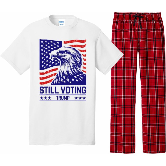 Still Voting Trump 2024 Patriotic Pajama Set