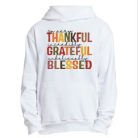 So Very Thankful Incredibly Grateful Unbelievably Blessed Thanksgiving Quote Urban Pullover Hoodie