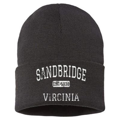 Sandbridge Virginia Virginia Beach Va Vintage Sustainable Knit Beanie