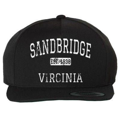 Sandbridge Virginia Virginia Beach Va Vintage Wool Snapback Cap