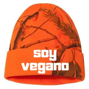 Soy Vegano Vegan Spanish Espanol Gift Kati Licensed 12" Camo Beanie