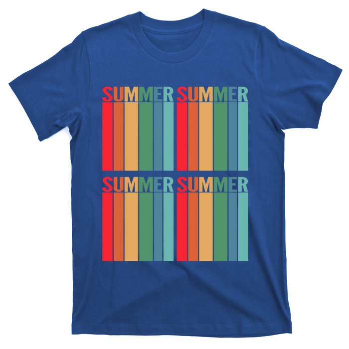 Summer Vacation Vacay Vibes Beach Sunset Gift T-Shirt