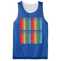 Summer Vacation Vacay Vibes Beach Sunset Gift Mesh Reversible Basketball Jersey Tank