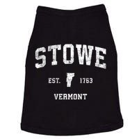 Stowe Vermont Vt Vintage Sports Doggie Tank