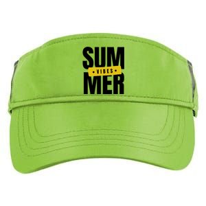 Summer Vibes Vacation Adult Drive Performance Visor