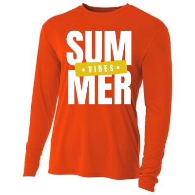 Summer Vibes Vacation Cooling Performance Long Sleeve Crew