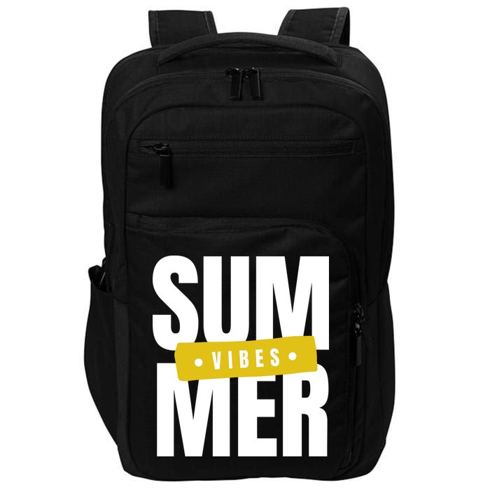 Summer Vibes Vacation Impact Tech Backpack