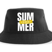 Summer Vibes Vacation Sustainable Bucket Hat