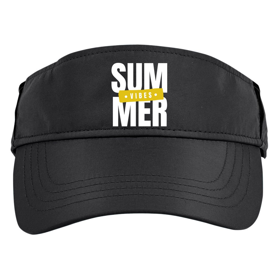 Summer Vibes Vacation Adult Drive Performance Visor
