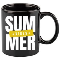 Summer Vibes Vacation 11oz C Handle Ceramic Mug