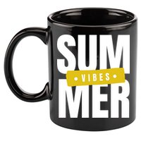 Summer Vibes Vacation 11oz C Handle Ceramic Mug