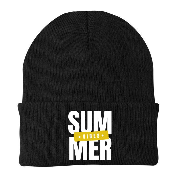 Summer Vibes Vacation Beanie