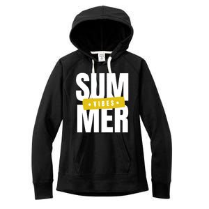 Summer Vibes Vacation Women's Fleece Hoodie