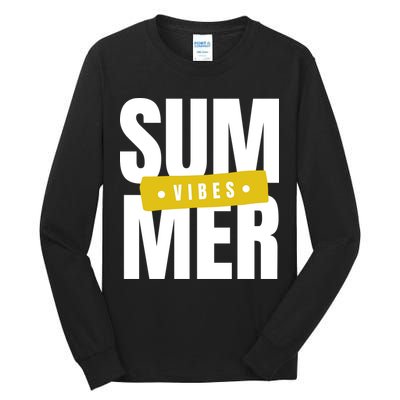 Summer Vibes Vacation Tall Long Sleeve T-Shirt