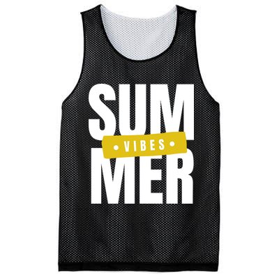 Summer Vibes Vacation Mesh Reversible Basketball Jersey Tank