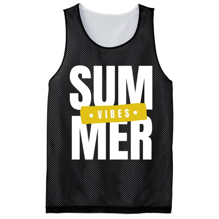 Summer Vibes Vacation Mesh Reversible Basketball Jersey Tank