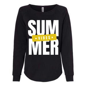 Summer Vibes Vacation Womens California Wash Sweatshirt