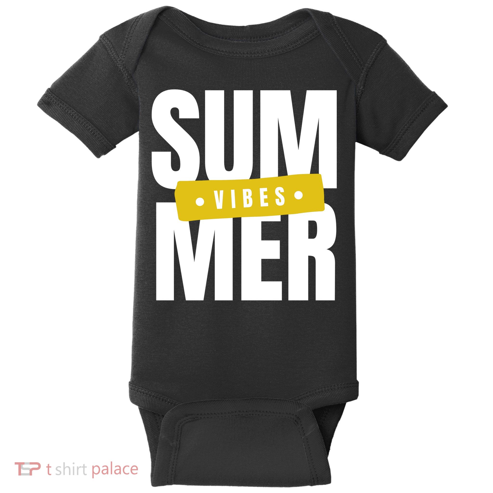 Summer Vibes Vacation Baby Bodysuit