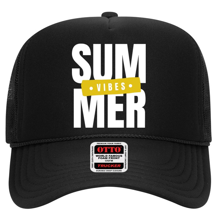 Summer Vibes Vacation Trucker Hat