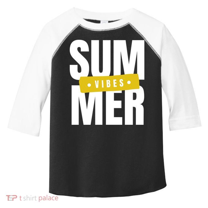 Summer Vibes Vacation Toddler Fine Jersey T-Shirt