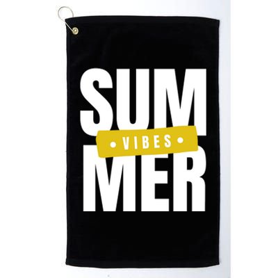 Summer Vibes Vacation Platinum Collection Golf Towel