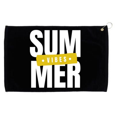 Summer Vibes Vacation Grommeted Golf Towel
