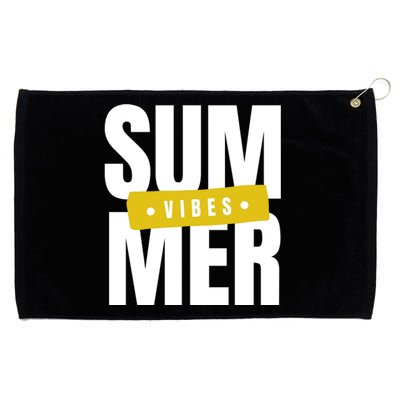 Summer Vibes Vacation Grommeted Golf Towel