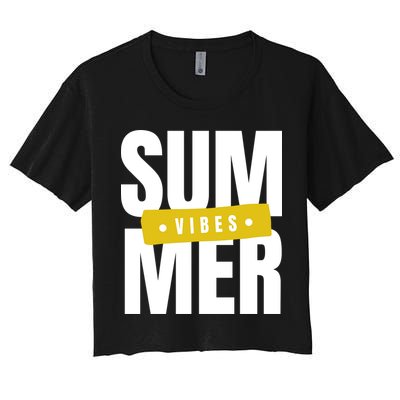 Summer Vibes Vacation Crop Top