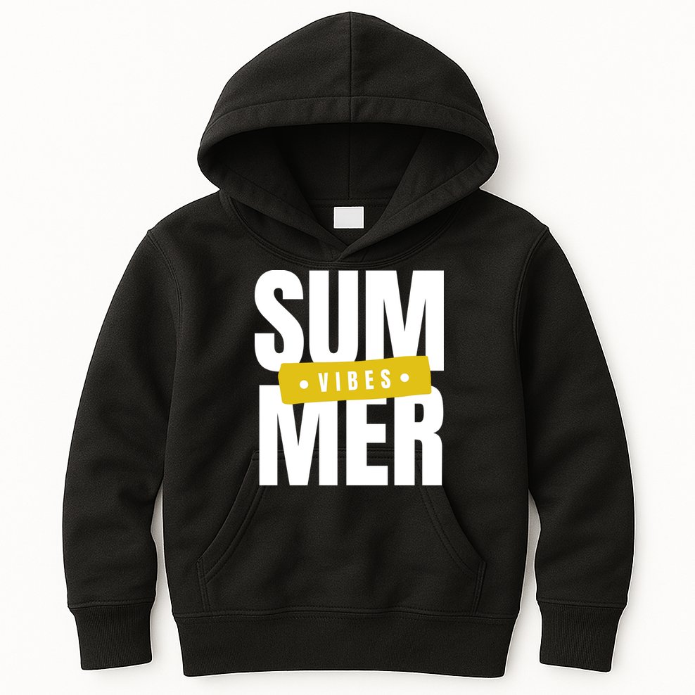 Summer Vibes Vacation Kids Hoodie