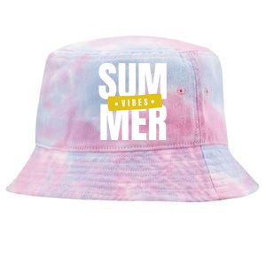 Summer Vibes Vacation Tie-Dyed Bucket Hat