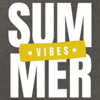 Summer Vibes Vacation Cotton Canvas Backpack