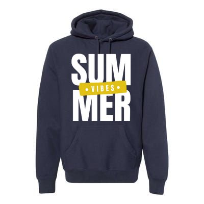 Summer Vibes Vacation Premium Hoodie