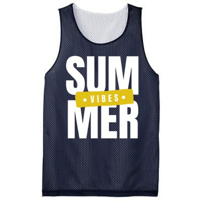 Summer Vibes Vacation Mesh Reversible Basketball Jersey Tank