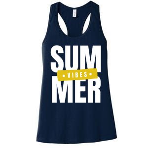 Summer Vibes Vacation Women's Racerback Tank