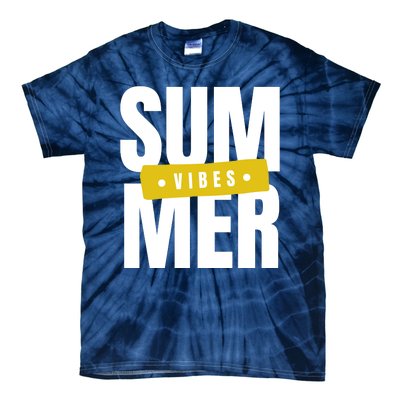 Summer Vibes Vacation Tie-Dye T-Shirt