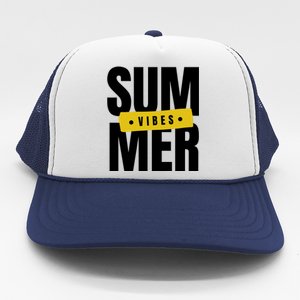 Summer Vibes Vacation Trucker Hat