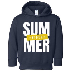 Summer Vibes Vacation Toddler Hoodie