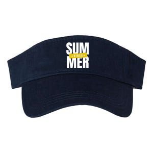 Summer Vibes Vacation Valucap Bio-Washed Visor