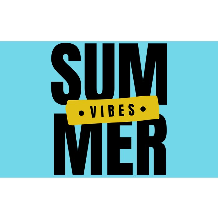 Summer Vibes Vacation Bumper Sticker