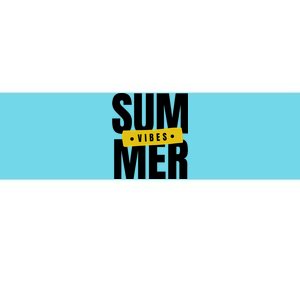 Summer Vibes Vacation Bumper Sticker