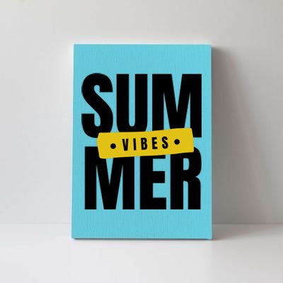 Summer Vibes Vacation Canvas