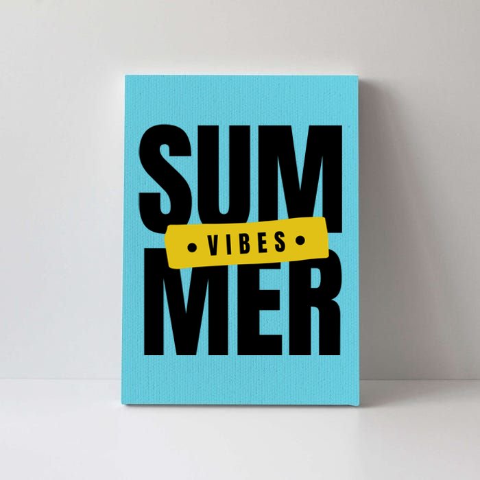 Summer Vibes Vacation Canvas