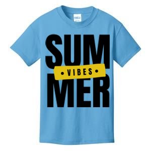 Summer Vibes Vacation Kids T-Shirt