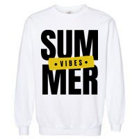 Summer Vibes Vacation Garment-Dyed Sweatshirt
