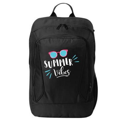 Summer Vibes Vacation Fun City Backpack