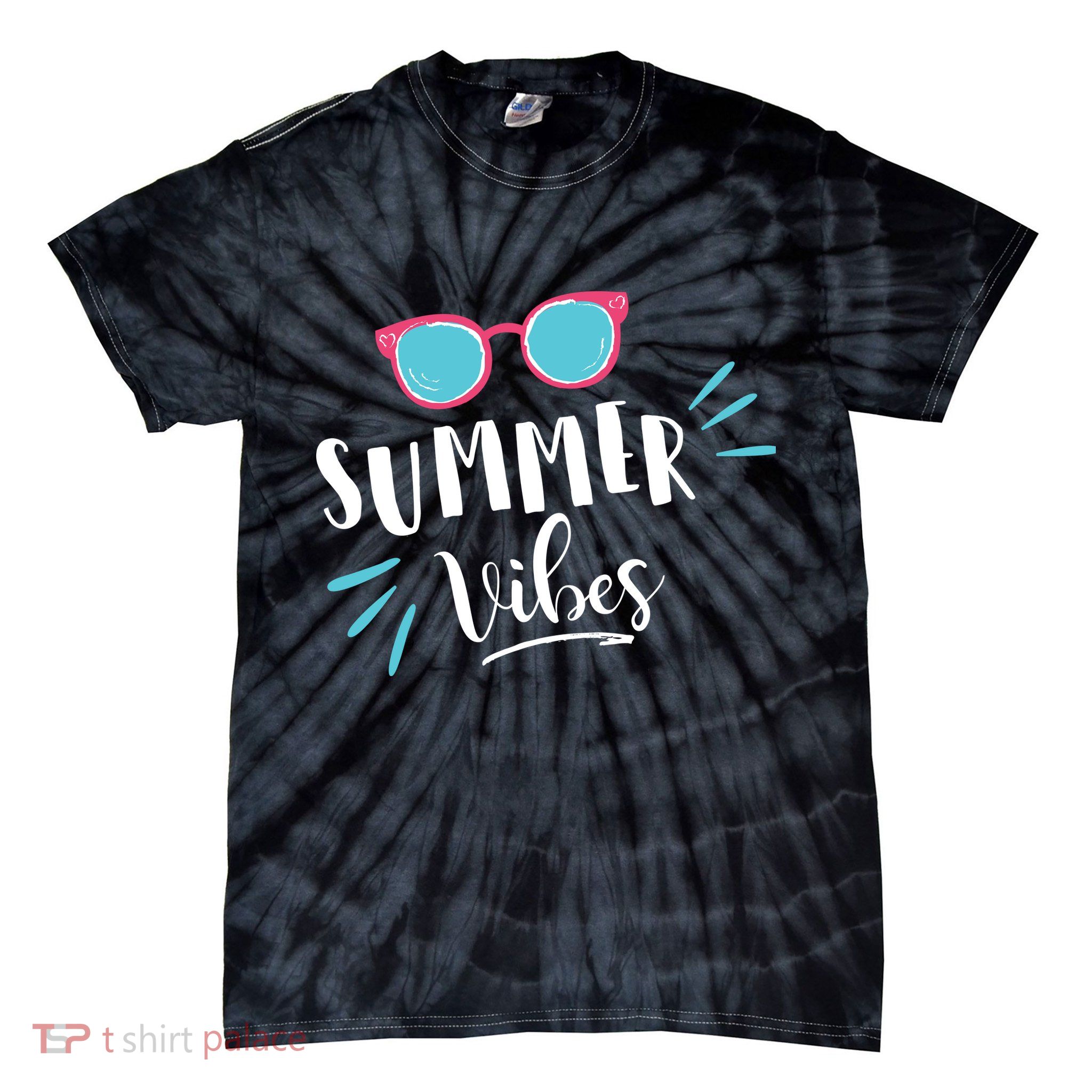Summer Vibes Vacation Fun Tie-Dye T-Shirt