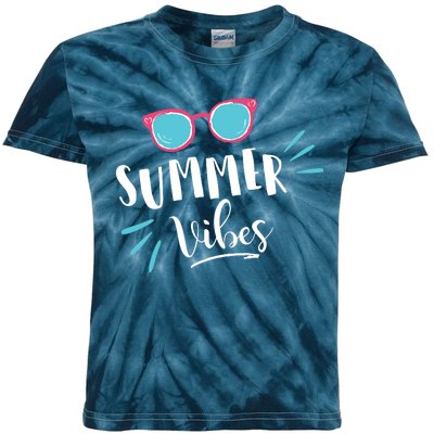 Summer Vibes Vacation Fun Kids Tie-Dye T-Shirt