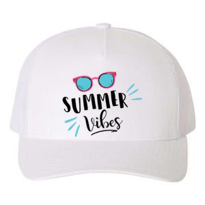 Summer Vibes Vacation Fun Yupoong Adult 5-Panel Trucker Hat