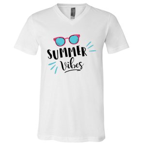 Summer Vibes Vacation Fun V-Neck T-Shirt